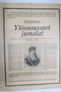 Suomen Kuvalehti 1917 nr 10, kansikuva Kristiina Kuningattaren muotokuva