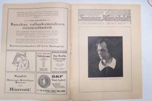 Suomen Kuvalehti 1917 nr 21, kansikuva Albert Edefelt, tanssiva espanjalainen mustalaistyttö