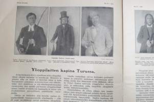 Suomen Kuvalehti 1917 nr 41, kansikuva kissa ja hiiri