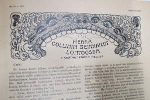 Suomen Kuvalehti 1917 nr 15, kansikuva Suomen senaatin talousosaston istunnosta