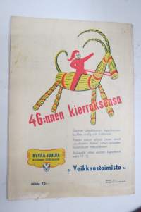 Urheilu - Joulu 1947 -viikkolehti, joulunumero