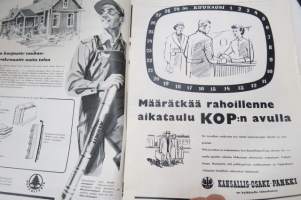 Peitsi 1957 nr 1, Maanpuolustusasioita käsittelevä lehti, 1. ilmestynyt numero, Isänmaallisia juhlia, Suomalaiset YK:n turvallisuusjoukoissa, Rovajärvi, Graf Spee
