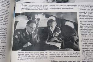 Peitsi 1957 nr 1, Maanpuolustusasioita käsittelevä lehti, 1. ilmestynyt numero, Isänmaallisia juhlia, Suomalaiset YK:n turvallisuusjoukoissa, Rovajärvi, Graf Spee