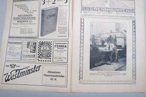 Suomen Kuvalehti 1919 nr 4, kansikuva Pikku-Maija tuiskusäässä, Naisemme vapauttamme vartioimassa, Suomen poikain Viroon (vapaussota) lähtö, Jääkäri Albert Penttilä