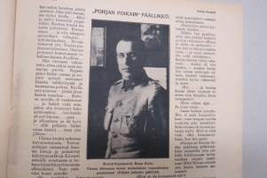 Suomen Kuvalehti 1919 nr 4, kansikuva Pikku-Maija tuiskusäässä, Naisemme vapauttamme vartioimassa, Suomen poikain Viroon (vapaussota) lähtö, Jääkäri Albert Penttilä