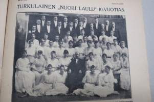 Suomen Kuvalehti 1919 nr 4, kansikuva Pikku-Maija tuskusäässä, Naisemme vapauttamme vartioimassa, Suomen poikain, Turkulainen nuori &quot;nuori laulu&quot; 10 -vuotias, ym.