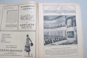 Suomen Kuvalehti 1919 nr 5, kansikuva Helsingin uusi asemarakennus, Kipu ja kivunlievitys, Suinulan veriaamun vuosipäivänä -Mukana olleen valaehtoinen kertomus, ym.