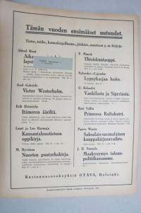 Suomen Kuvalehti 1919 nr 5, kansikuva Helsingin uusi asemarakennus, Kipu ja kivunlievitys, Suinulan veriaamun vuosipäivänä -Mukana olleen valaehtoinen kertomus, ym.