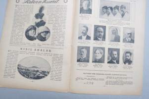 Suomen Kuvalehti 1919 nr 7, kansikuva Suomen lippu Narvan raatihuoneella, Suomen vanhin kirjanpainaja ja kirjainkustantaja G.V. Vilén, Valkoinen nousu Karjalassa, ym