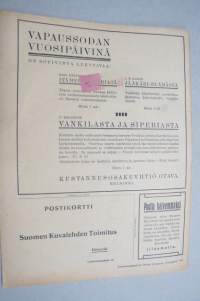 Suomen Kuvalehti 1919 nr 7, kansikuva Suomen lippu Narvan raatihuoneella, Suomen vanhin kirjanpainaja ja kirjainkustantaja G.V. Vilén, Valkoinen nousu Karjalassa, ym