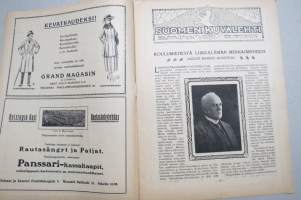 Suomen Kuvalehti 1919 nr 11, kansikuva Sophy Mannerheim, Koulumiehestä liike-elämän merkkimieheksi, Helsingin uuden asematalon avajaiset, Tulevaisuuden liikenne, ym.