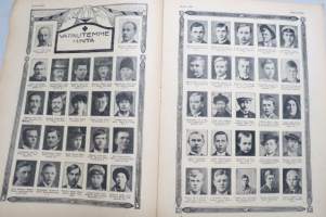 Suomen Kuvalehti 1919 nr 12, kansikuva Päävahdin vartioston juhlallinen vaihdos Helsingissä. Varsinas-Suomen suojeluskunnat, Viron sotalaivasto, ym.