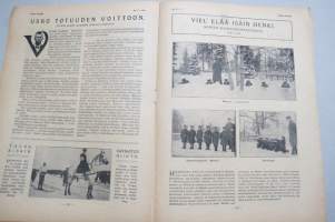 Suomen Kuvalehti 1919 nr 12, kansikuva Päävahdin vartioston juhlallinen vaihdos Helsingissä. Varsinas-Suomen suojeluskunnat, Viron sotalaivasto, ym.