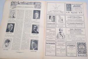 Suomen Kuvalehti 1919 nr 12, kansikuva Päävahdin vartioston juhlallinen vaihdos Helsingissä. Varsinas-Suomen suojeluskunnat, Viron sotalaivasto, ym.