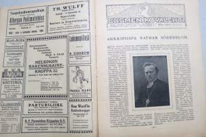 Suomen Kuvalehti 1919 nr 13, kansikuva Ruotsalainen tanssija Ronny Johansson, Arkkipiispa Nathan Söderblom, Vapaussodan kolme mainehikasta lapuanpäivää, ym.