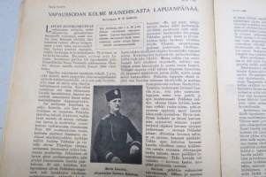 Suomen Kuvalehti 1919 nr 13, kansikuva Ruotsalainen tanssija Ronny Johansson, Arkkipiispa Nathan Söderblom, Vapaussodan kolme mainehikasta lapuanpäivää, ym.