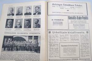Suomen Kuvalehti 1919 nr 13, kansikuva Ruotsalainen tanssija Ronny Johansson, Arkkipiispa Nathan Söderblom, Vapaussodan kolme mainehikasta lapuanpäivää, ym.