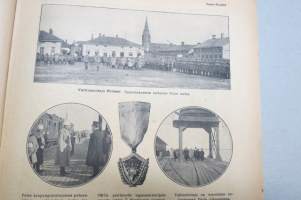 Suomen Kuvalehti 1919 nr 18, kansikuva Helmi Lindelof, Albert Gebhard 50-vuotias, Bunburismista, Lahden suojeluskunta, Uuden hallituksen jäsenet, ym.