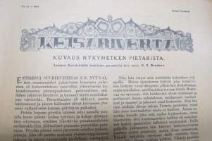 Suomen Kuvalehti 1919 nr 23, kansikuva Nalle sotamiehenä, Keisariverta -kuvaus nykyhetken Pietarista, Vapaussodan uhreiksi joutuneita saman perheen jäseniä, ym.