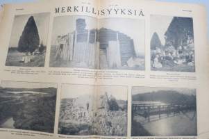 Suomen Kuvalehti 1919 nr 23, kansikuva Nalle sotamiehenä, Keisariverta -kuvaus nykyhetken Pietarista, Vapaussodan uhreiksi joutuneita saman perheen jäseniä, ym.