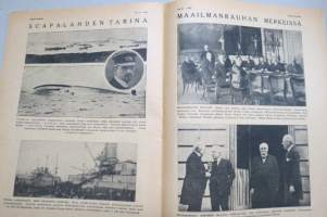 Suomen Kuvalehti 1919 nr 28, kansikuva Virkistävä vesiottelu, H.G Paloheimo, Kirjeitä taiteen kaupungista, Pohjoismaiset musiikkijuhlat, Scapa-lahden tarina, ym.