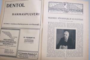 Suomen Kuvalehti 1919 nr 30, kansikuva pojat ongella metsälammella, Werner Söderhjelm 60-vuotias, Tampereen musiikkikoulu, Vöyriläiset muistojaan verestämässä, ym.