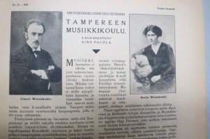 Suomen Kuvalehti 1919 nr 30, kansikuva pojat ongella metsälammella, Werner Söderhjelm 60-vuotias, Tampereen musiikkikoulu, Vöyriläiset muistojaan verestämässä, ym.