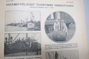 Suomen Kuvalehti 1919 nr 30, kansikuva pojat ongella metsälammella, Werner Söderhjelm 60-vuotias, Tampereen musiikkikoulu, Vöyriläiset muistojaan verestämässä, ym.