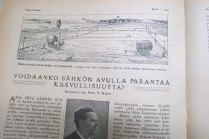 Suomen Kuvalehti 1919 nr 30, kansikuva pojat ongella metsälammella, Werner Söderhjelm 60-vuotias, Tampereen musiikkikoulu, Vöyriläiset muistojaan verestämässä, ym.