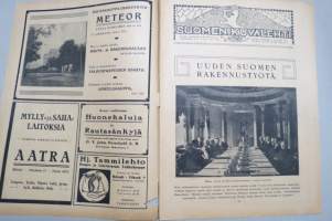 Suomen Kuvalehti 1919 nr 31, kansikuva, Suomen ensimmäinen presidentti K.J. Ståhlberg, Uuden Suomen rakennustyötä, Englantilainen vieras, Sikermä valiomaisemille, ym