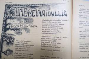 Suomen Kuvalehti 1919 nr 31, kansikuva, Suomen ensimmäinen presidentti K.J. Ståhlberg, Uuden Suomen rakennustyötä, Englantilainen vieras, Sikermä valiomaisemille, ym