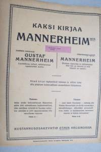 Suomen Kuvalehti 1919 nr 31, kansikuva, Suomen ensimmäinen presidentti K.J. Ståhlberg, Uuden Suomen rakennustyötä, Englantilainen vieras, Sikermä valiomaisemille, ym
