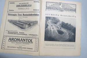 Suomen Kuvalehti 1919 nr 33, kansikuva Elokuu, Kuva pääkaupunkimme lasten kesäelämästä, Pitkämatkaisia valtamerenlaivoja, Sankarihautojen muistomerkkejä, ym.