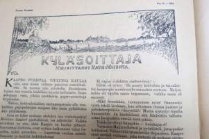 Suomen Kuvalehti 1919 nr 33, kansikuva Elokuu, Kuva pääkaupunkimme lasten kesäelämästä, Pitkämatkaisia valtamerenlaivoja, Sankarihautojen muistomerkkejä, ym.