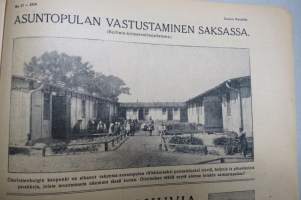 Suomen Kuvalehti 1919 nr 33, kansikuva Elokuu, Kuva pääkaupunkimme lasten kesäelämästä, Pitkämatkaisia valtamerenlaivoja, Sankarihautojen muistomerkkejä, ym.