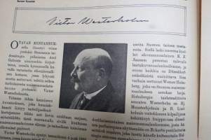 Suomen Kuvalehti 1919 nr 33, kansikuva Elokuu, Kuva pääkaupunkimme lasten kesäelämästä, Pitkämatkaisia valtamerenlaivoja, Sankarihautojen muistomerkkejä, ym.