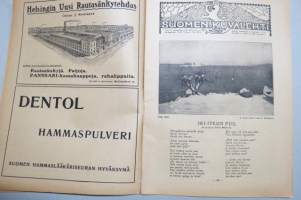 Suomen Kuvalehti 1919 nr 46, kansikuva Junan suistuminen Huopalahdessa, Hiitolan- Raasulin rata, Huopalahden junaonnettomuus, Sarah Bernhardtin silkkikenkä, ym.