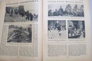 Suomen Kuvalehti 1919 nr 46, kansikuva Junan suistuminen Huopalahdessa, Hiitolan- Raasulin rata, Huopalahden junaonnettomuus, Sarah Bernhardtin silkkikenkä, ym.