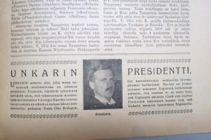 Suomen Kuvalehti 1919 nr 47, kansikuva Viimeinen kino-ennätys, Miten Flinckistäkin tuli näyttelijä, Koira järjestyksenvalvojain apuna, Ystävykset, Muista maista, ym.