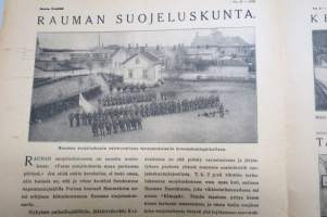 Suomen Kuvalehti 1919 nr 47, kansikuva Viimeinen kino-ennätys, Miten Flinckistäkin tuli näyttelijä, Koira järjestyksenvalvojain apuna, Ystävykset, Muista maista, ym.