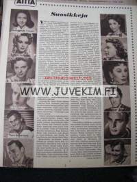 Elokuva-Aitta 1953 nr 4  (kannessa Matti Oravisto ja Chris Paischeff), Ingrid ja lapset, Hildegarde Neff, Sonia Henie