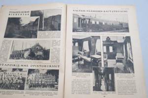 Suomen Kuvalehti 1920 nr 31, kansikuva Tasavallan presidentti purjehtijana, Tanssin mestaruuskilpailut, Punaisen kukon riehuntaa, Sotapoikiemme opintokurssit, ym.