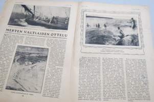 Suomen Kuvalehti 1920 nr 31, kansikuva Tasavallan presidentti purjehtijana, Tanssin mestaruuskilpailut, Punaisen kukon riehuntaa, Sotapoikiemme opintokurssit, ym.