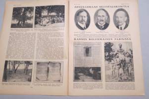 Suomen Kuvalehti 1920 nr 47, kansikuva Maalauksellinen valokuva-aihe, Puoli vuosisataa villikansan keskuudessa, Ahvenanmaan selostajakomitea, ym.