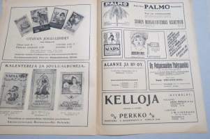 Suomen Kuvalehti 1920 nr 47, kansikuva Maalauksellinen valokuva-aihe, Puoli vuosisataa villikansan keskuudessa, Ahvenanmaan selostajakomitea, ym.
