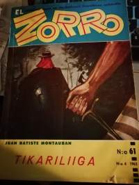 El Zorro 1963 nr 61. Tikariliiga
