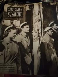 Suomen Kuvalehti 20/1949.(21.5.) ylioppilaat, hypnoosi ja lääketiede, suomalaiset kuulemaan oopperaa