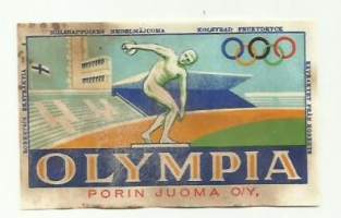 Olympia -   juomaetiketti