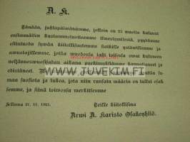 Arvi A. Karisto Osakeyhtiö 1900-1925