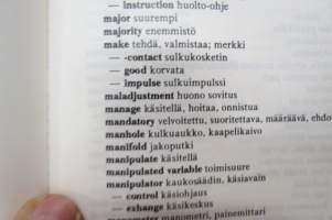 Englantilais-suomalainen elektroniikka- ja instrumentointisanasto